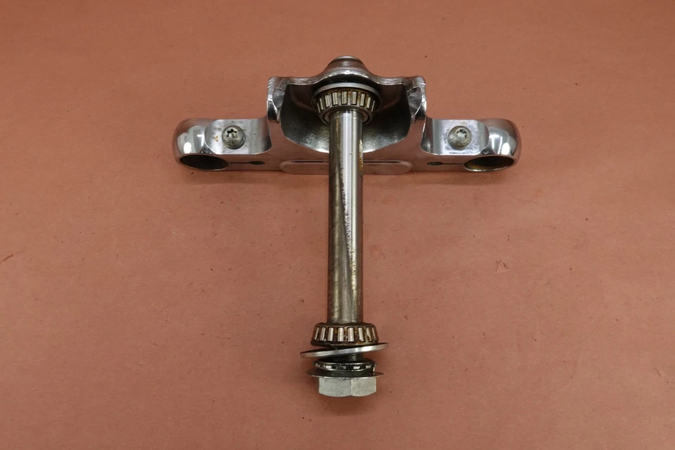 2001-2005 Harley Davidson Softail Deuce FXSTDI Тройной Дерево Нижний Зажим Шток - Изображение 4 из 4