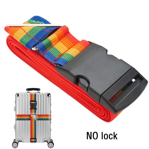 Extra Safety Adjustable Strong Travel Suitcase Luggage Baggage Strap Tie Belt UK - Picture 11 of 12