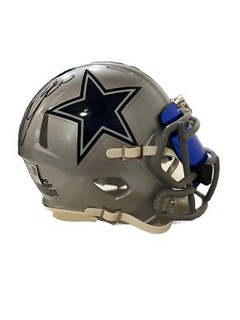 CEEDEE LAMB SIGNED COWBOYS MINI HELMET W/ VISOR FANATICS