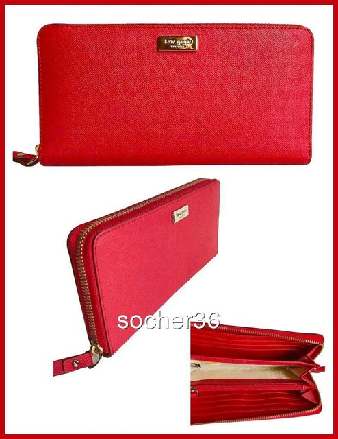 kate spade zip around wallet