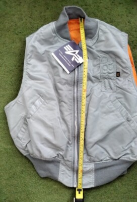 Vintage Alpha Industries Flyers Vest FV2 Military Bomber Fighter