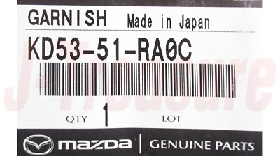 MAZDA CX-5 KE##W 2013-2016 Genuine Side Garnish 'A' RH KD53-51