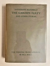KATHERINE MANSFIELD  LIMITED 1st in dj THE GARDEN PARTY