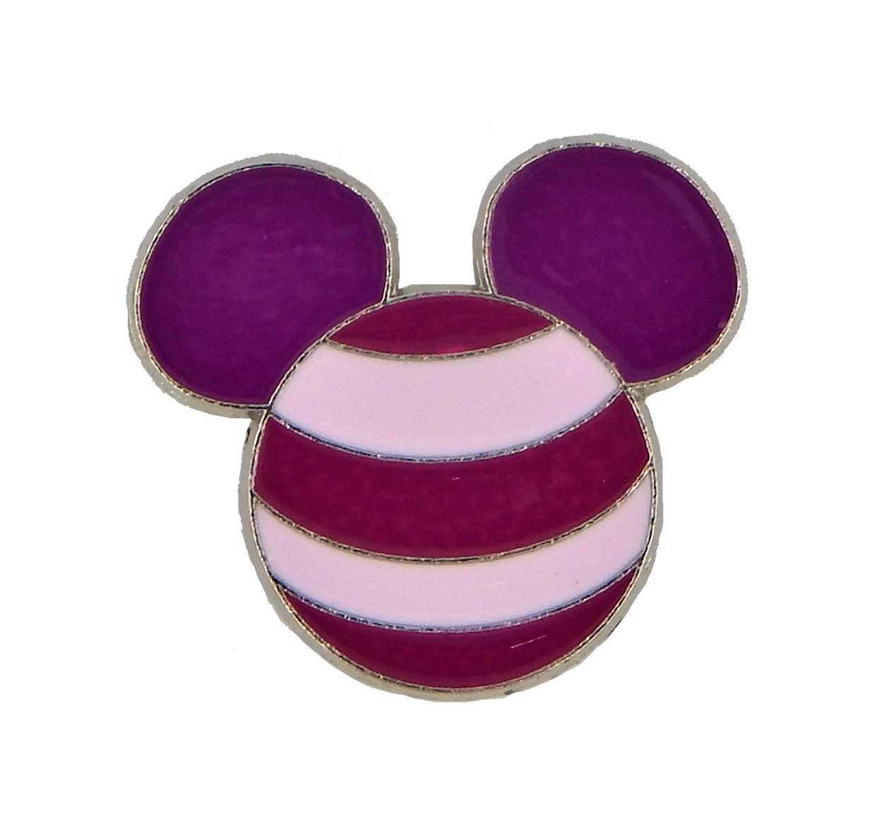 Cheshire Cat Mickey Head Shape Disney Park Trading Pin Alice In Wonderland ~ New