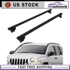 Roof Rack Cross Bar Set Luggage Cargo Carrier For 2008-2010 Jeep Compass Black