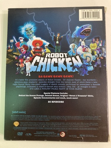 Robot Chicken Seasons 1-3 1 2 3 & Star Wars DVD Lot Bundle Adult Swim Show Set - Picture 3 of 23