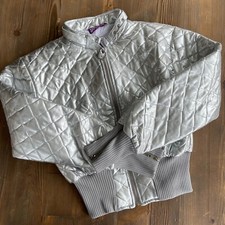 Vintage New From 2008 Dealers Of The Purple Cloth Zip Up Quilted Coat Jacket