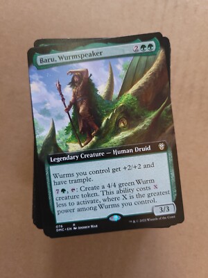 Custom Commander Deck ~ Wurm Tribal ~ Baru, Wurmspeaker ~ 100 Card EDH Deck  | eBay