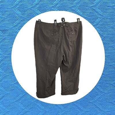 Pantalon Capri Lane Bryant Taille 24W Marron - Neuf Avec Étiquettes Mais Petit Défaut