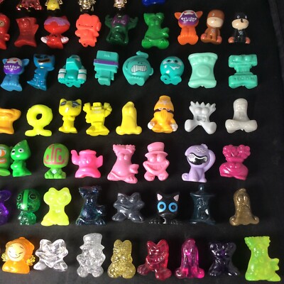 Lot of 67 Gogos Crazy Bones Figures Used Mixed Rares Vintage