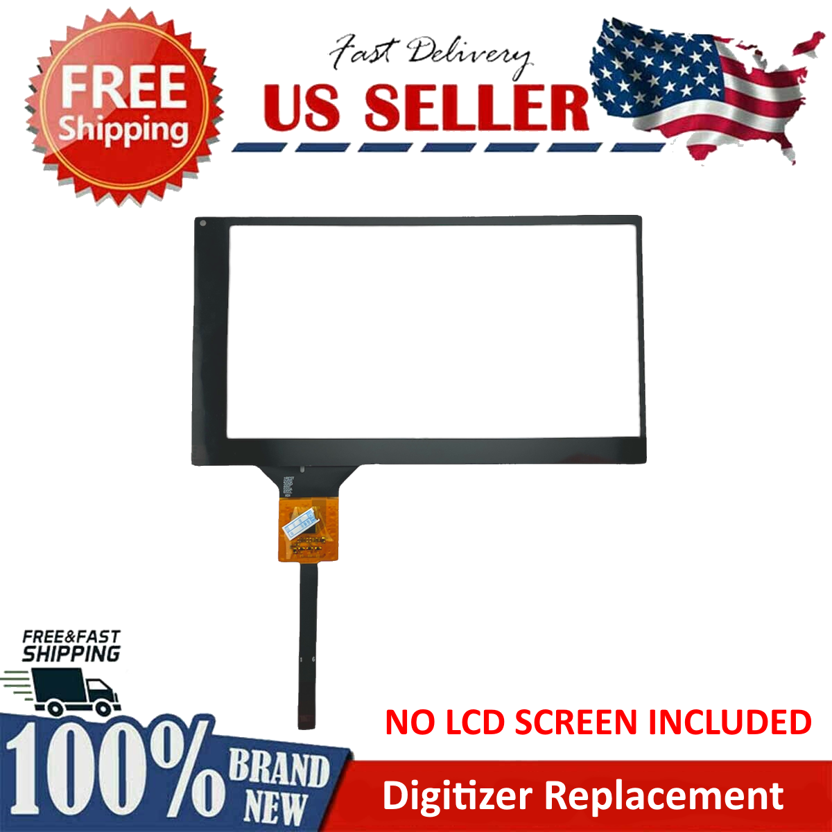 Pioneer DMH-W2770NEX Replacement Touch Screen Glass Panel