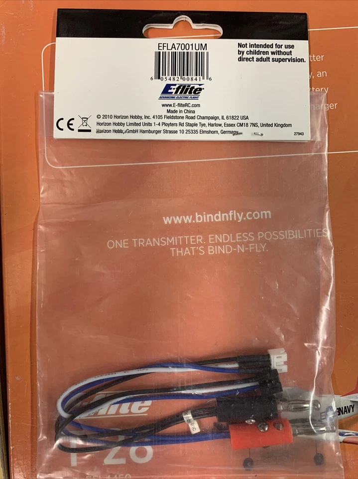 E-flite EFLA7001UM Charger Plug Adaptor TP • - Image 2 of 2