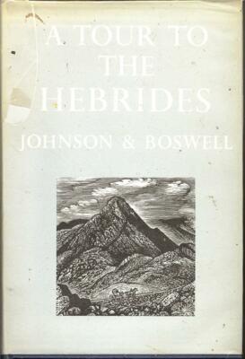 A TOUR TO THE HEBRIDES SAMUEL JOHNSON BOSWELL SCOTLAND oxford university press