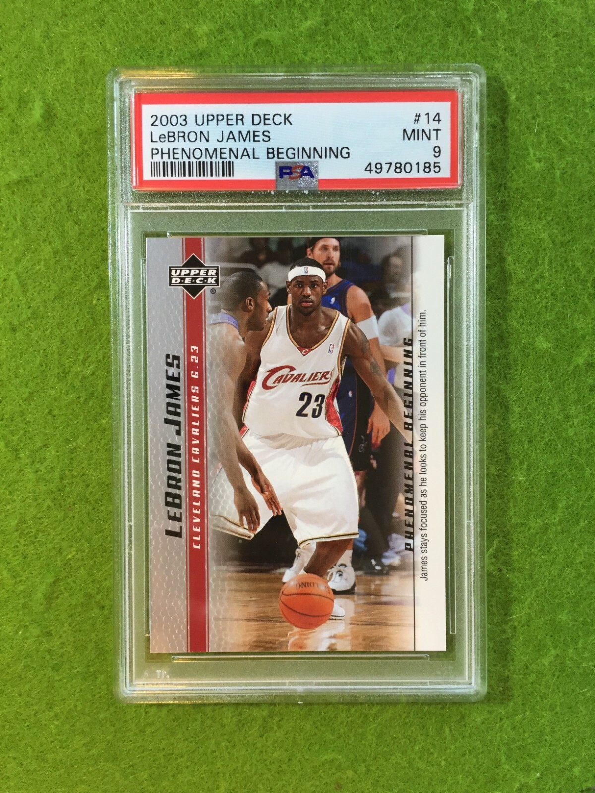 LEBRON JAMES ROOKIE CARD PSA 9 CAVS SP RC 2003 LeBron James PHENOMENAL BEGINNING view 5