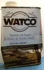 Watco Danish Oil Finish, Medium Walnut,  1 Qt.    (06594)  FS