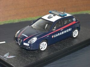 Carabinieri Police Alfa Romeo Giulietta Radiomobile Scala 1 43 Ebay