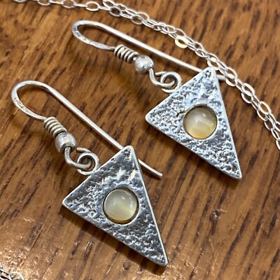 Bennard & Frances Dallasvuyaoma Hopi Sterling Silver Earrings 