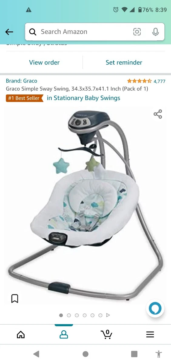 graco simple sway baby swing Stratus eBay