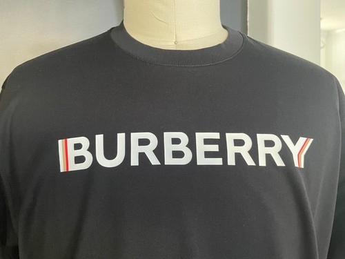 Burberry 8053010 Graphic Print Ellison Black T-shirt, S, M - Picture 2 of 8
