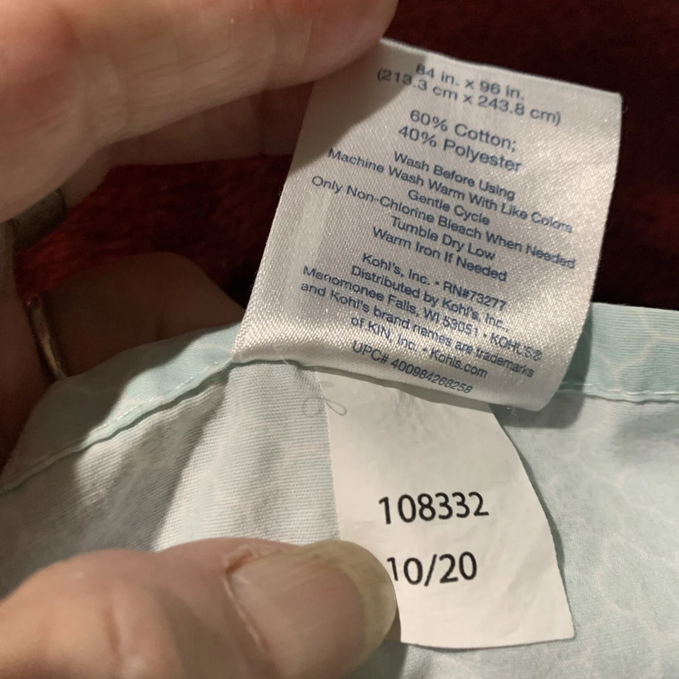 The Big One Juego Completo Estándar de 3 (Enrejado Azul) 275 Hilos Planos, Equipados Foto 4 de 4