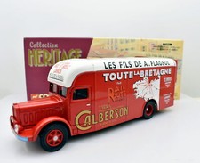 Modellino Camion scala 1:50 Bernard type 110 Fourgon Calberson flageul Corgi new