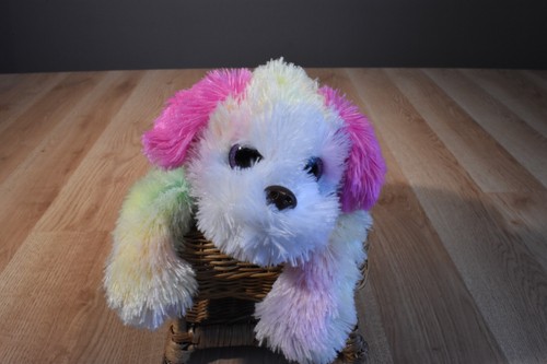 Ty Classic Neon Rainbow Saint Bernard Yodeler 2014 Beanbag Plush(310-1648) - Picture 6 of 6