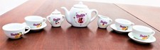 Vintage 12 Piece Barbie Porcelain Tea Party Set By Chilton Toys