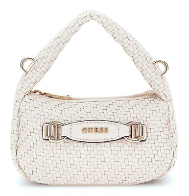 GUESS Francy Mini Hobo Bag Umhängetasche Handtasche Tasche Shell rosa Neu