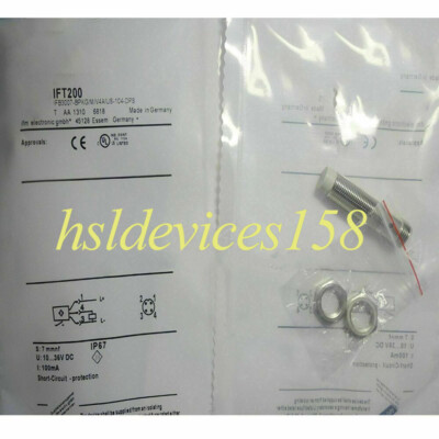 1PC IFM IFT200 IFB3007-BPKG/M/V4A/US/104-DPS Proximity Switch Sensor New
