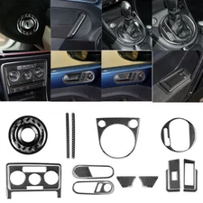 17Pcs Carbon Fiber Full Interior Kit Cover Trim For Volkswagen Beetle 2012-2019
