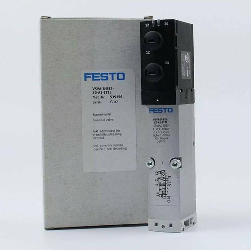1PC FESTO VSVA-B-B52-ZD-A1-1T1L 539156 Solenoid Valve VSVABB52ZDA11T1L New - 第 1/5 張圖片