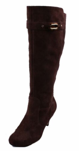 Cole Haan Lana Women's Chestnut Leather Knee High Heels Boots size 6.5