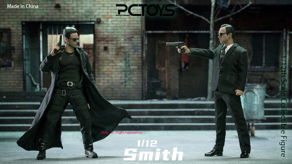PCTOYS PC026 The Matrix Agent Smith Hugo Weaving 1/12 Action