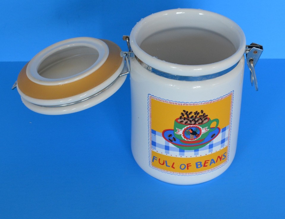 Coffee Bean Canister/ Ceramic/ Jar eBay