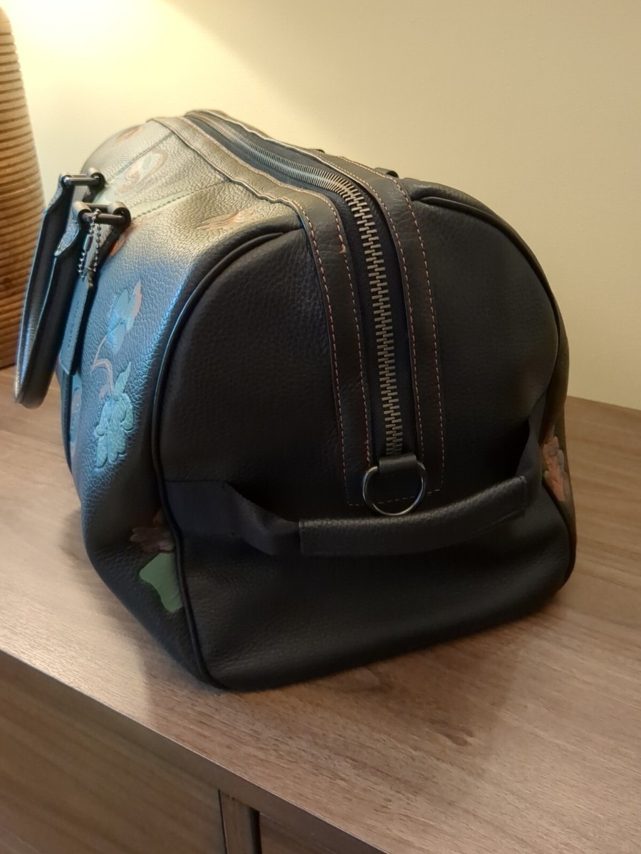 COACH VENTURER BAG DREAMY LEAVES PRINT TRAVEL OVERNIGHT BAG
