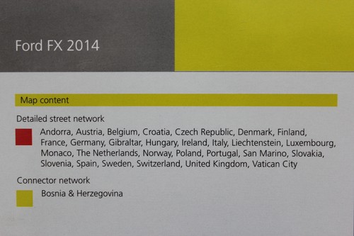 SD KARTE NAVIGATION FORD EUROPA FX 2014 FOCUS KUGA TRANSIT FUSION MONDEO GALAXY - Bild 4 von 6