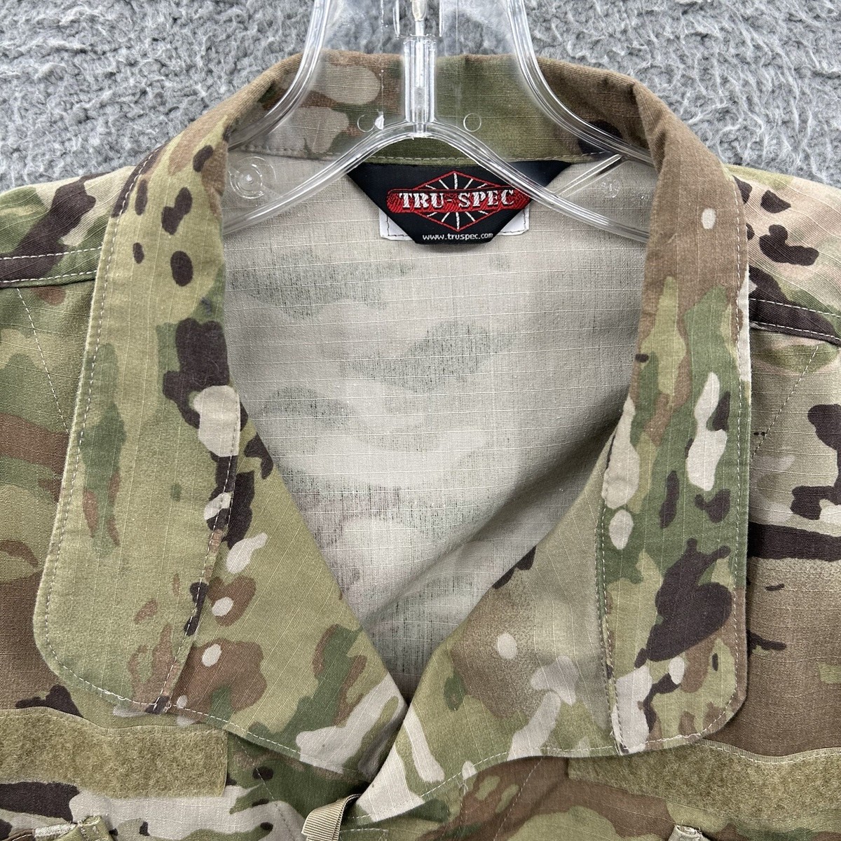 Tru Spec Jacket Mens Large Long Green Multicam Army Combat Uniform