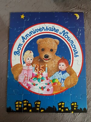 PUZZLE BONNE NUIT LES PETITS BON ANNIVERSAIRE NOUNOURS NICOLAS ET 