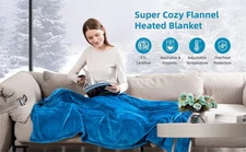 iTeKnic IK-BD001 60"x 50" Heated Throw Blanket Model 10 Setting (OPEN BOX) EPS23
