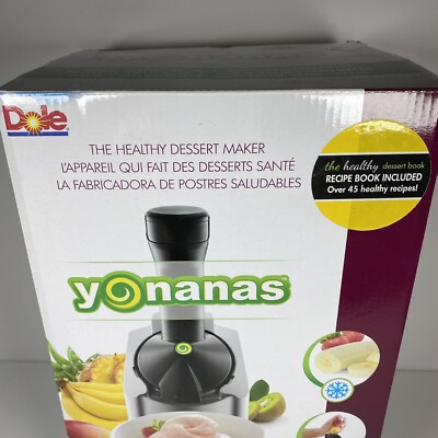 Dole Yonanas Frozen Fruit Dessert Maker Dispenser Soft Ice Cream