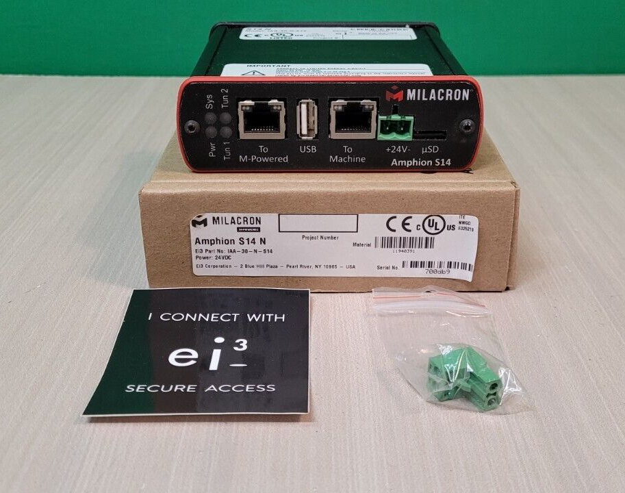 Milacron ei3 Amphion Model S14 IAA-30-N-S14 Router NEW | eBay Milacron ei3 Amphion Model S14 IAA-30-N-S14 Router NEW | eBay