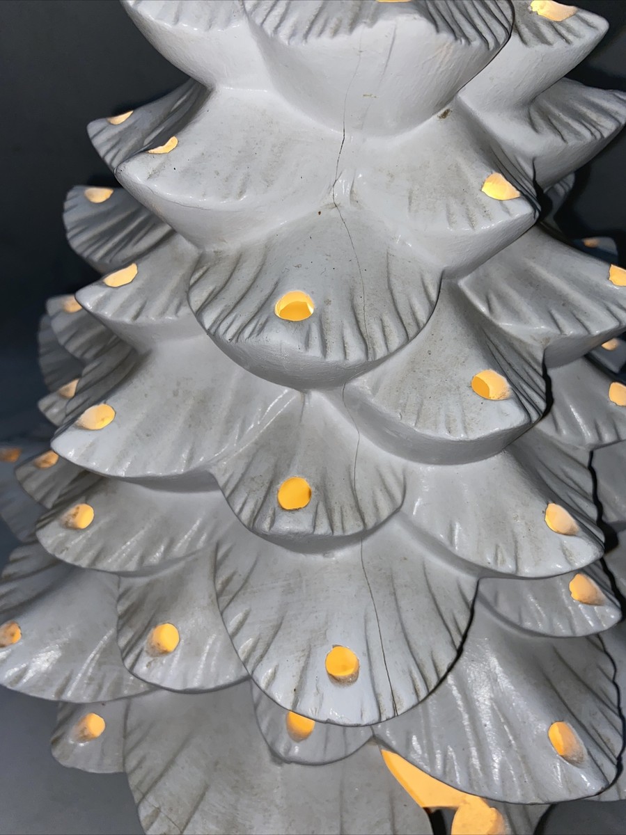 RARE Vintage 1960s Mid Century Modern Arnels White Ceramic