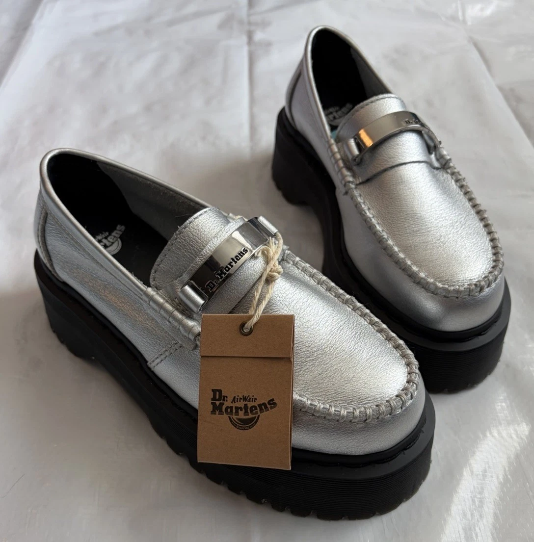 Dr. Martens Silver Flats for Women for sale | eBay