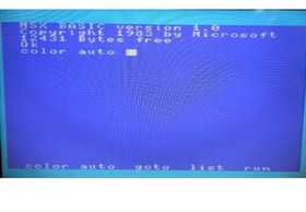 Japanese Canon V-10 MSX Retro Gaming Computer 1983 Vintage Power Tested As-Is 