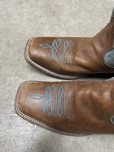 Corral Men's Blue & Brown A3504 Embroidered Leather Western Boots SZ 8.5D, Used - Bild 15 von 17
