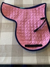 Grifone trapuntato cotone rosa garrese alto numnah taglia media/pannocchia