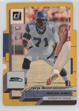 2022 Panini Donruss Press Proof Gold Die-Cut 12/25 Walter Jones #38 HOF 0kq