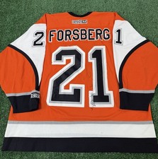 VTG 2004 Peter Forsberg Philadelphia Flyers Alternate CCM NHL Hockey Jersey 2XL