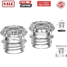 Coffee Percolator Glass Top Replacement - Pack of 2