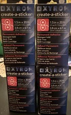 2 packs Xyron Create-A-Sticker Refill Cartridges lot of 4 1.5 in X 20ft. NIB